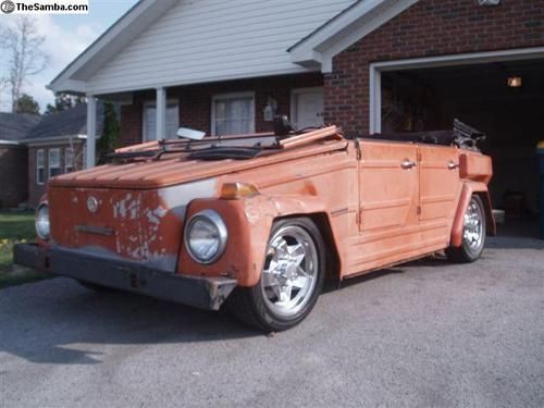 1974 volkswagen thing aka the "rust bucket"