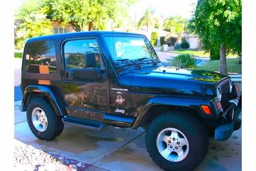 2000 jeep wrangler sahara sport utility 2-door 4.0l