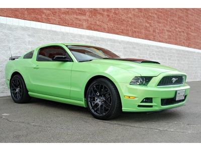 Coupe aftermarket wheels tires performance package shaker gotta have it green