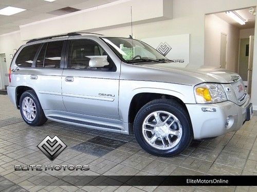 2006 gmc envoy denali 4wd htd sts side steps moonroof woodgrain 2~owners