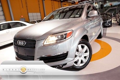 07 audi q7 quattro 4.2 awd tech bose nav pdc cam keyless 3rd-row shades pano