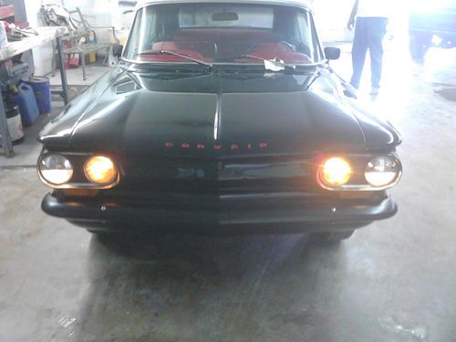 1964 6 cyl. corvair convt. black widow spider