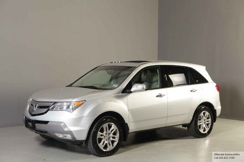 2008 acura mdx awd nav tech pkg 7-pass 3rd row rearcam leather heatseats wood