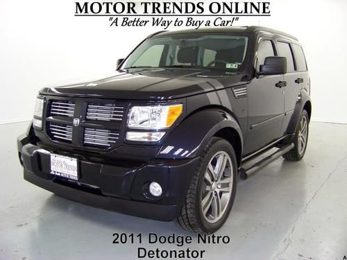 Detonator navigation sunroof stripes 20s 4.0 v6 park assist 2011 dodge nitro 16k