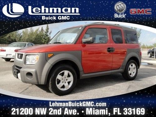 05 honda element ex awd all wheel drive 4x4 loaded clean florida