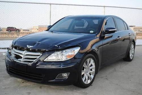 2009 hyundai genesis salvage repairable rebuilder only 59k miles runs!!!