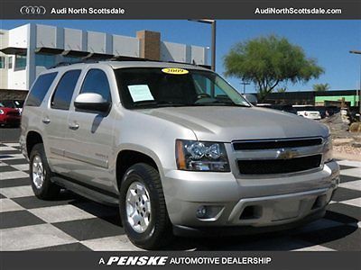 2009 chevrolet tahoe lt-50k miles-leather- 2 wd- clean car fax-one owner