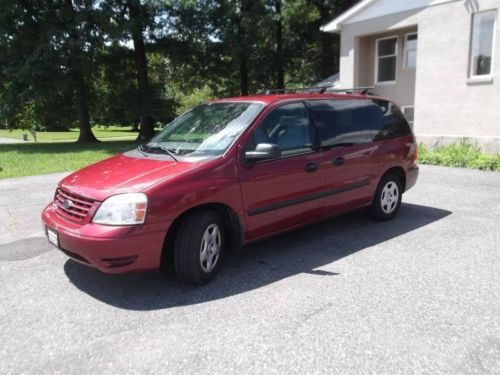 2004 ford freestar se mini passenger van runs good no accident low reserve