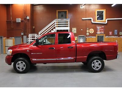 1-owner laramie 5.9l 2006 ram 2500 4x4 diesel short bed leather cummins