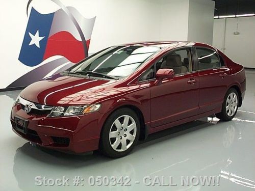 2010 honda civic lx sedan auto cd audio 1-owner 39k mi texas direct auto