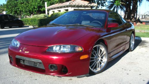 1997 2.0 mitsubishi eclipse candy red for sale 5 spd manual