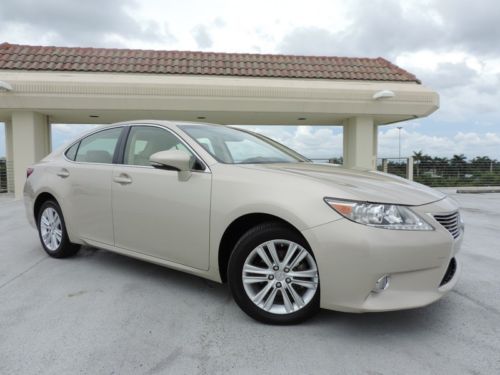 2013 lexus es350 factory warranty tan leather financing available
