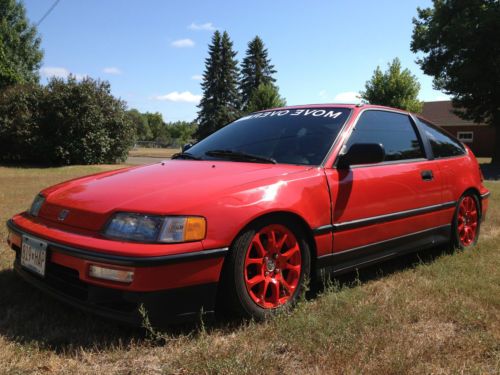 1990 honda civic crx si d16 jackson racing super charged slammed lowered clean