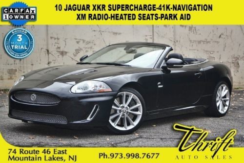 10 xkr supercharge-41k-navigation-xm radio-heated seats-park aid