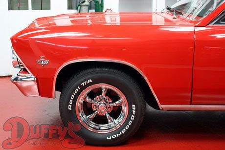 1966 Chevrolet Chevelle 2 door hardtop Bolero Red, image 8