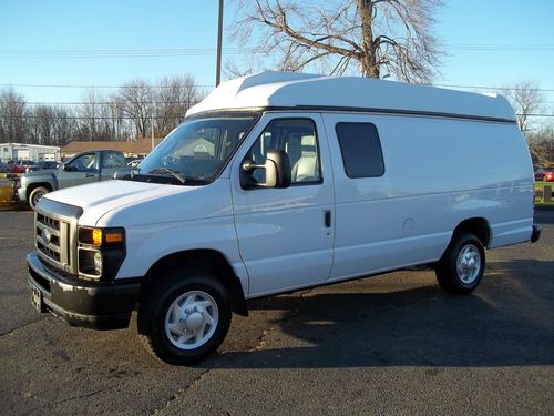 2009 ford extended length, raised roof, cargo delivery van