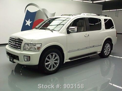 2010 infiniti qx56 sunroof nav rear cam dvd 20&#039;s 63k mi texas direct auto