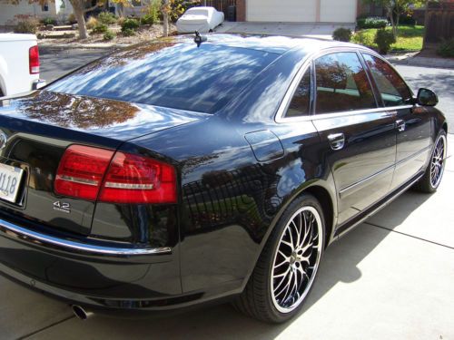 Audi A8 Quatro excellent cond low Milage fully loaded Black ext saddle Interior, US $31,000.00, image 7