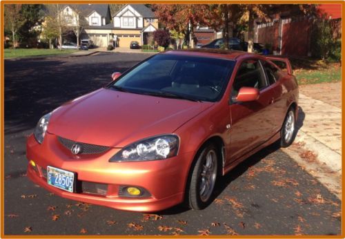 Acura rsx type s 2006 - eye-catching blaze orange, beautiful condition, 97k