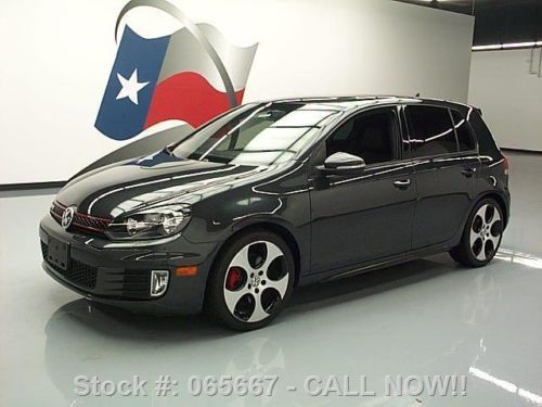 2011 volkswagen gti auto sunroof heated seats 34k miles texas direct auto