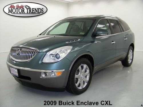 2009 buick enclave cxl navigation rearcam dvd dual roof heated ac seats 73k