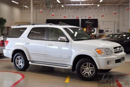 2007 toyota sequoia limited, 1-owner, rear dvd, 3rd row, jbl