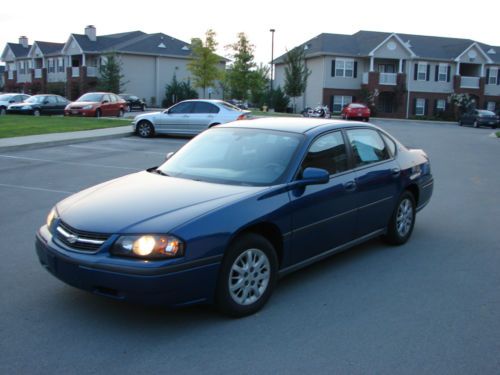 2005 chevy impala (base) blue