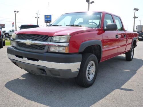 2004 chevy silverado 2500hd crew cab cng bi-fuel nice work truck bi fuel