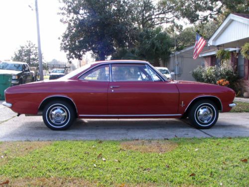 1965 chevrolet corvair monza red on red automatic transmission