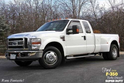 2008 ford f350 6.4l power stroke turbo diesel super duty reese 5th wheel clean!$