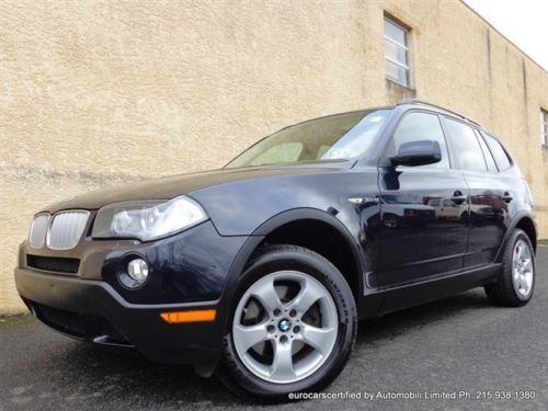 2008 bmw x3 3.0si certified cpo 100k warranty navigation xenon cold weather dvd