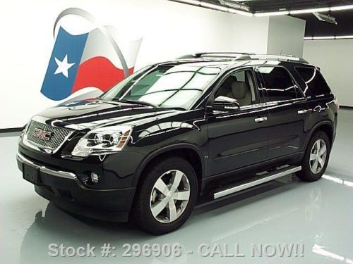 2011 gmc acadia slt 7-pass htd leather dvd rear cam 36k texas direct auto