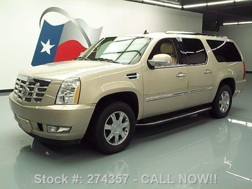 2007 cadillac escalade esv awd 7pass leather dvd 55k mi texas direct auto