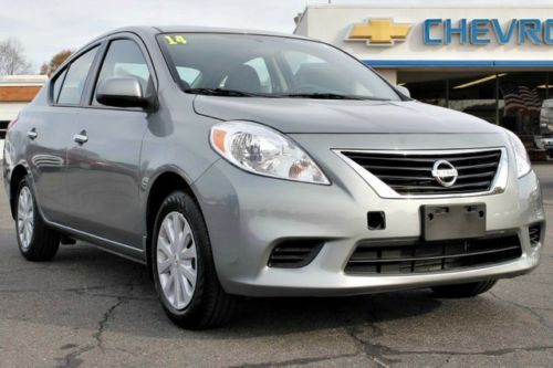 2014 nissan versa import automatic 4dr sedan gas saver we finance auto cars 4cyl