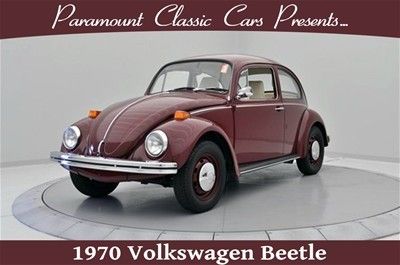 70 type 1 1600cc dual port ground up restored burgandy