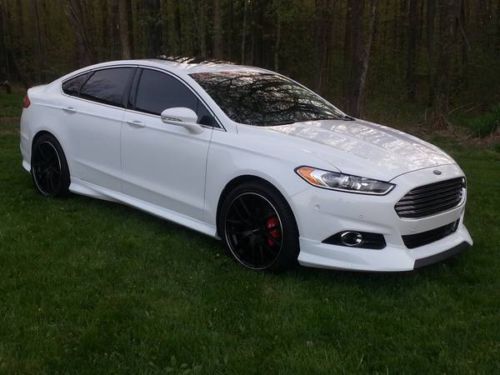 2013 custom  ford fusion titanium sedan 4-door 2.0l turbo