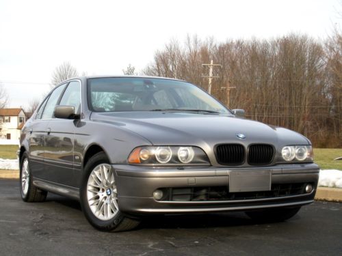 2003 bmw 530ia w/navigation - cold weather pkg - local mechanic owned runs 100%+