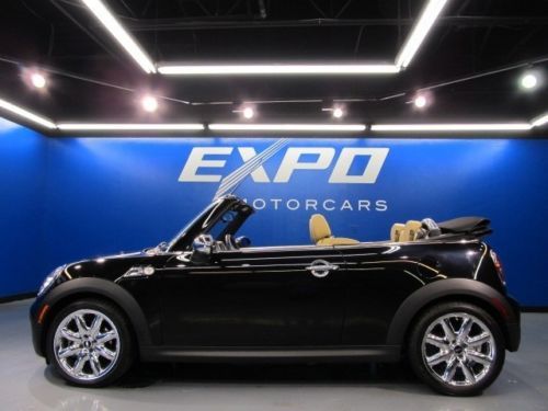 Mini cooper s convertible steptronic auto leather xenon low miles 7k