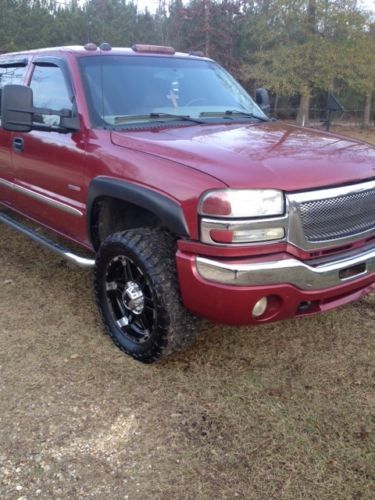 2005 gmc sierra 2500 hd slt crew cab pickup 4-door 6.6l 4x4