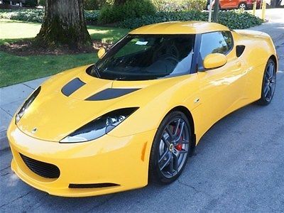 2013 lotus evora,solar yellow/black,tech,prem,msrp:$79k