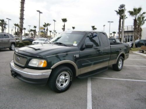 2002 ford f150 lariat extended cab 5.4l v8 rwd leather clean carfax l@@k