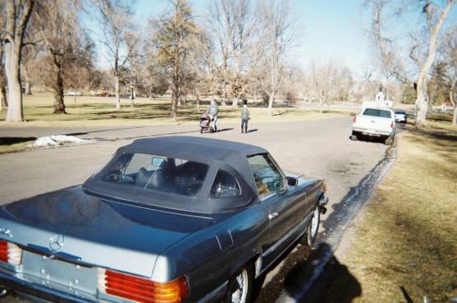 GOOD INVESTMENT;SILVER BLUE /NAVY BLUE  1973 MERCEDES 450 SL CONVERT; RECENT, US $7,208.00, image 2