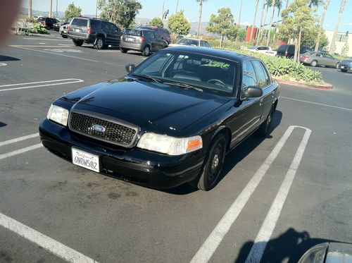 2005 ford crown victoria cvpi - new black paint - police interceptor