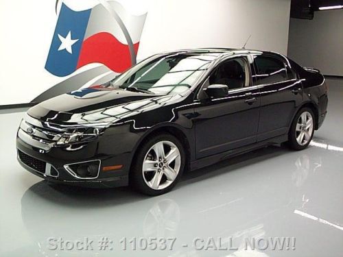 2010 ford fusion sport heated leather sunroof 18&#039;s 47k! texas direct auto