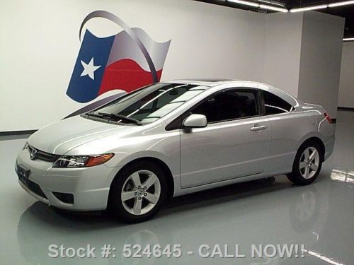 2008 honda civic ex coupe 5spd sunroof alloy wheels 73k texas direct auto