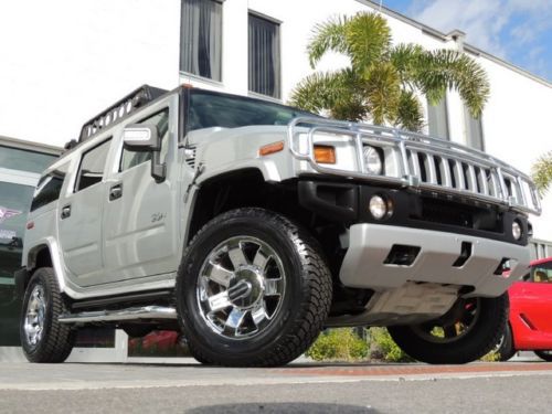 Garage kept 1 owner hummer h2 luxury 20 wheels every option navigation rear cam