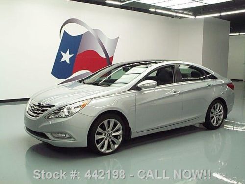 2012 hyundai sonata ltd pano sunroof nav rear cam 7k mi texas direct auto