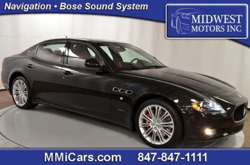 2012 maserati quattroporte s plus pkg massage htd &amp; cooled seats nav loaded