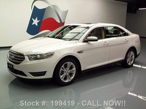 2013 ford taurus sel sunroof heated leather 18&#039;s 17k mi texas direct auto