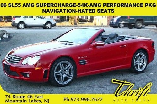 06 sl55 amg-msrp $141k-54k-amg performance pkg-navigation-hated seats